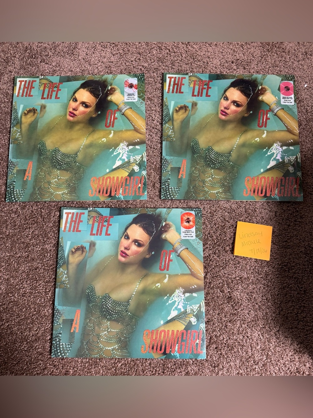 Taylor Swift - Life of a Showgirl - Holiday Drop Vinyl Set